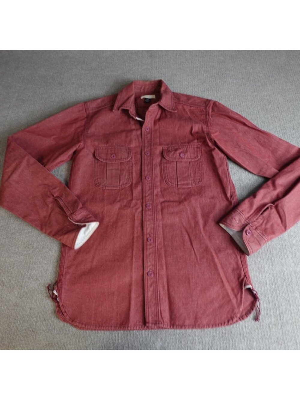 Unbranded Shirt Mens Small Selvedge Denim Workshirt Naked & Famous